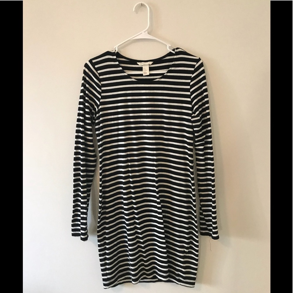 Long sleeve cotton dress
